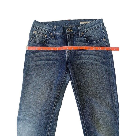Vintage Y2K 2000’s Chip & Pepper low rise dark wash flared jeans size 27 - Picture 3 of 9